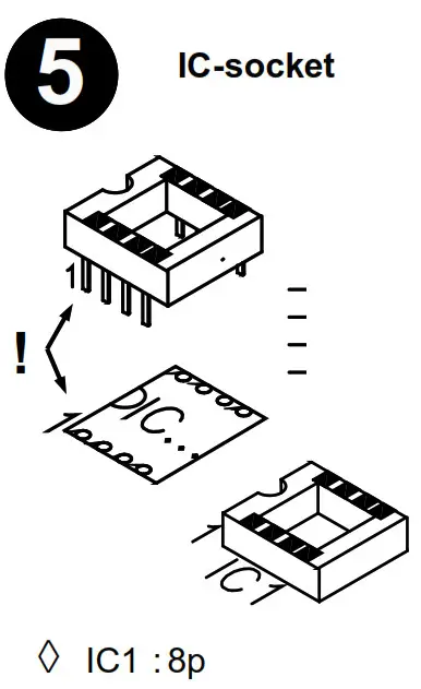 velleman User Guide - IC-socket 5