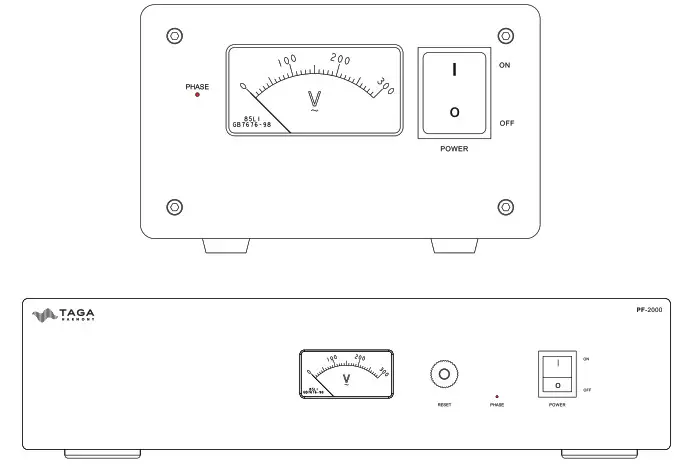TAGA PF Series 230-240V Power Noise Filters for Use with Audio Video Equipment