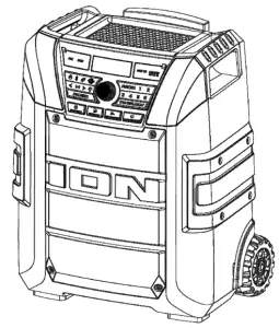 ION Explorer XL High-Power All Weather SPeaker Premium 5-Speaker Sound -Weather SPeaker Premium