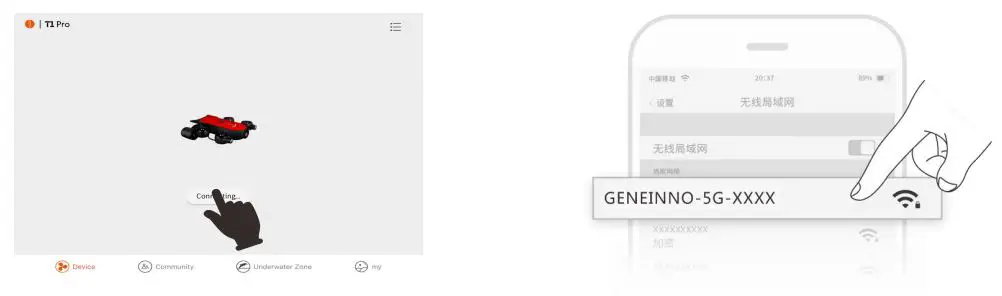 GENEINNO T1 Pro External Camera - Device Connect