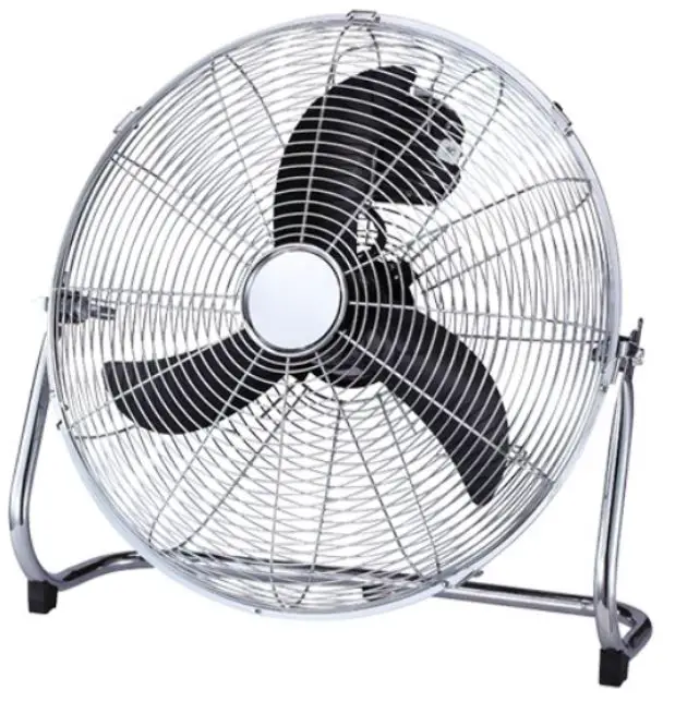 emerio FN-123104.1 Retro Chrome Floor Fan
