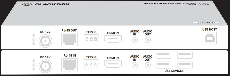 BLACK BOX ACU1700A KVM Extender TX and RX