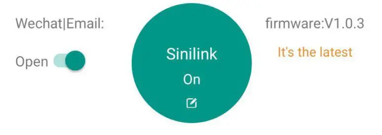 Sinilink XY-WRCU Smart Remote Control for Rolling Door Mobile Wireless WiFi FIG-12