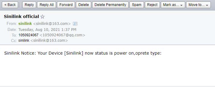 Sinilink XY-WRCU Smart Remote Control for Rolling Door Mobile Wireless WiFi FIG-13
