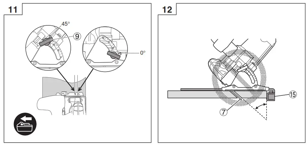 HiKOKI C 1806DA Cordless Brushless Circular Saw- 11