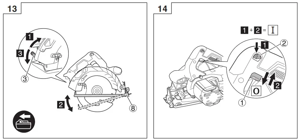 HiKOKI C 1806DA Cordless Brushless Circular Saw- 13
