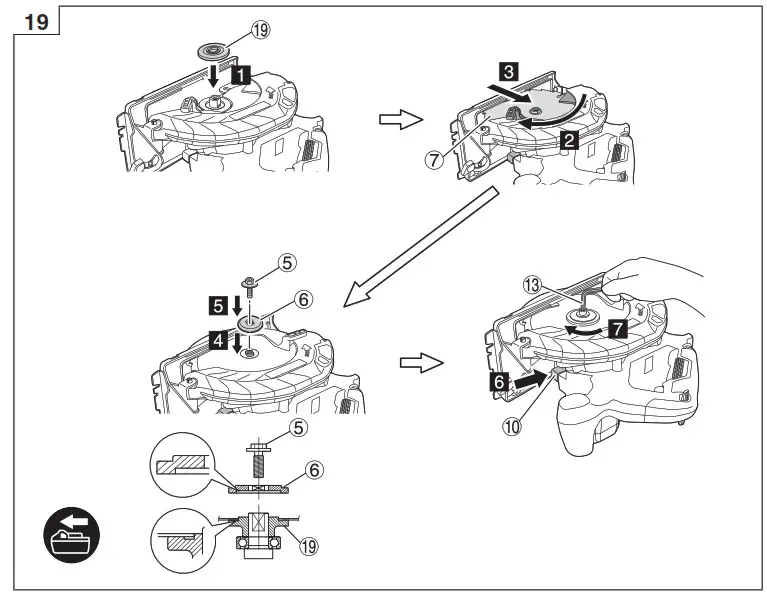 HiKOKI C 1806DA Cordless Brushless Circular Saw- 19