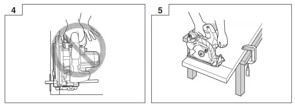 HiKOKI C 1806DA Cordless Brushless Circular Saw- 4