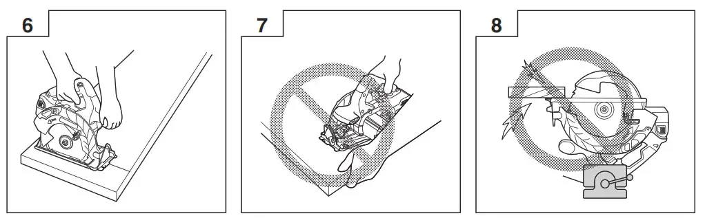 HiKOKI C 1806DA Cordless Brushless Circular Saw- 6