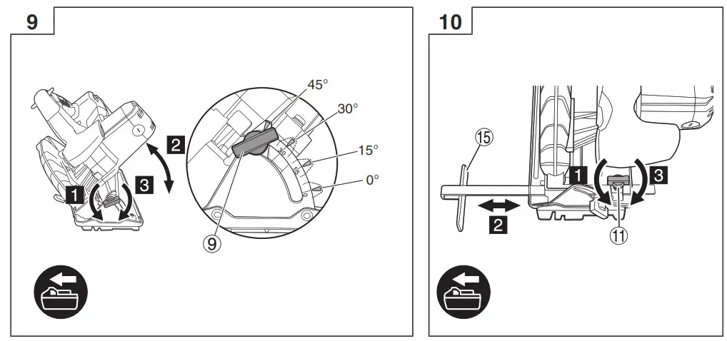 HiKOKI C 1806DA Cordless Brushless Circular Saw- 9