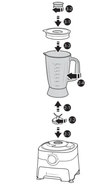 TAOTRONICS TT FP001BSPF Food Processor and Blender Combo - figure 6