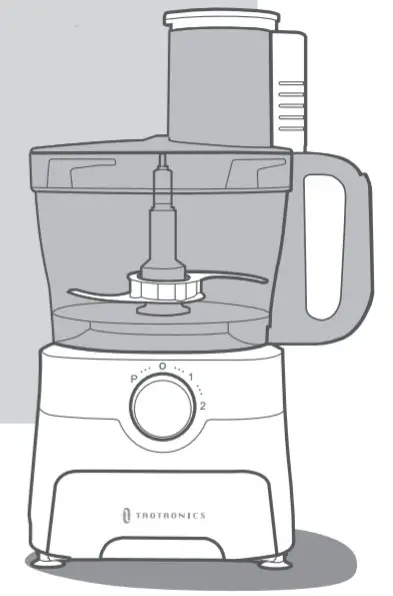 TAOTRONICS TT FP001BSPF Food Processor and Blender Combo - figure 9
