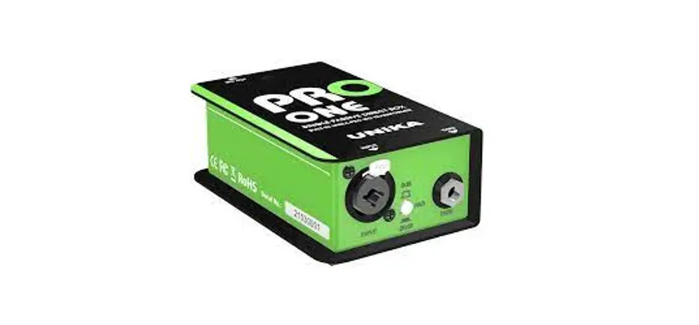 Unika 117000 Pro-one Passive Line Level Di Box With Custom Isolation Transformer User Manual Unika 117000 Pro-one Passive Line Level Di Box With Custom Isolation Transformer User Manual