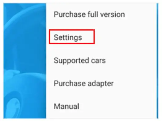 Vgate vLinker BM+ OBD2 Bluetooth Scanner for BMW Mini BimmerCode - Open the app's Settings