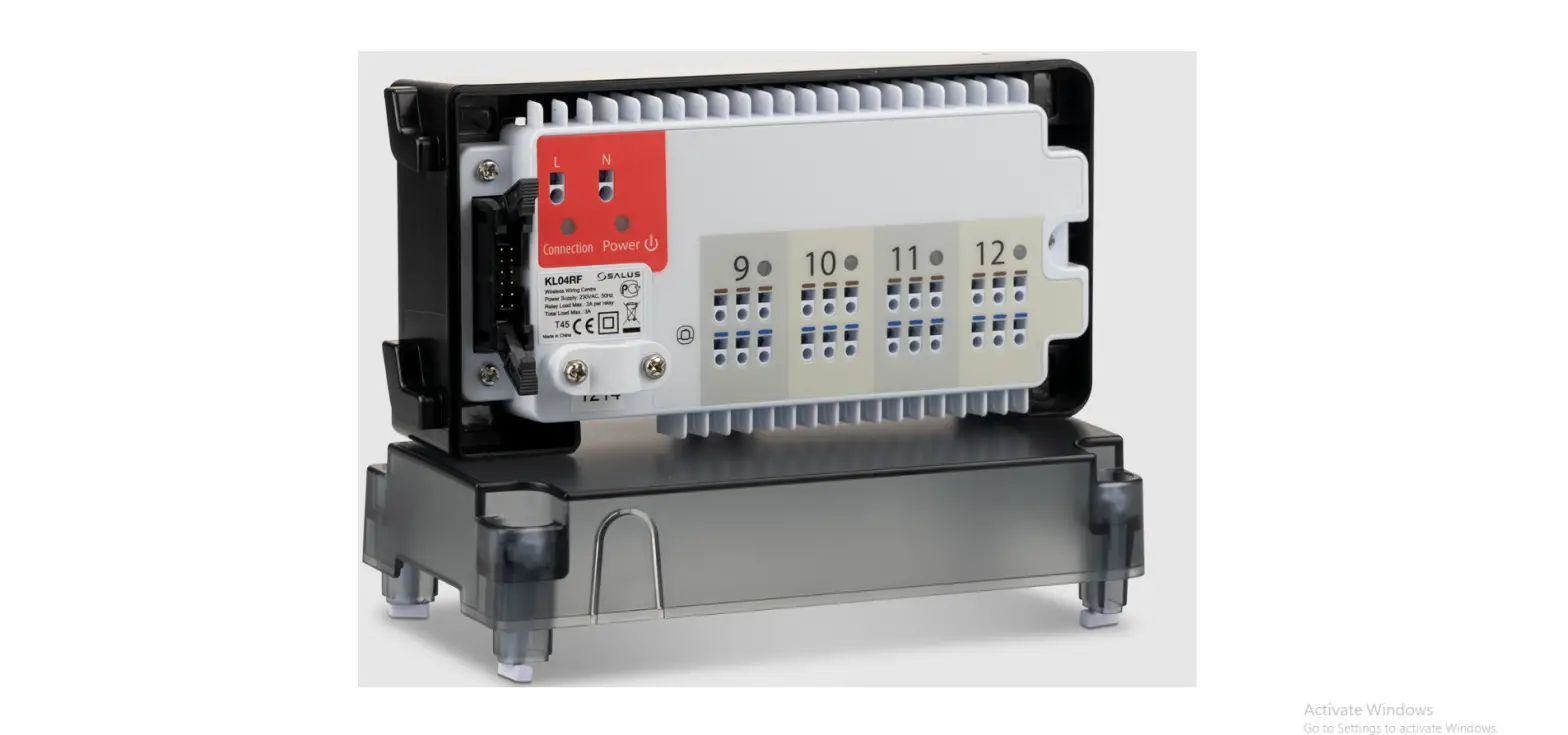 Salus Kl08rf24v Zigbee Network Wireless Wiring Centre User Manual