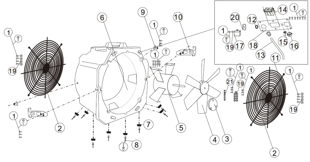 Restore Solutions Axial Fan Portable and Lightweight Solution fig 2