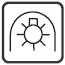 halogen lamp icon