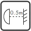 minimum distance icon