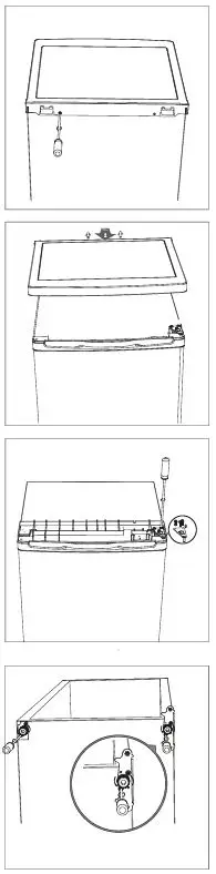 CANDY CCTUS 542WH Single Door Freezer 3