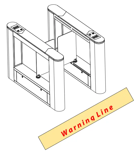 ZKTECO SBTL6000 Series Swing Barrier - fig 3