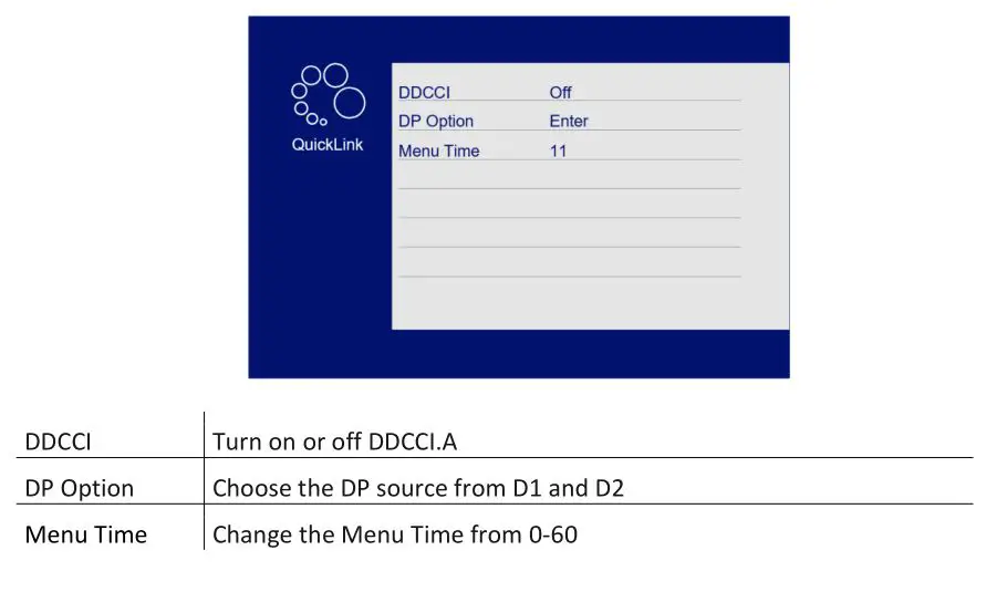 electriQ EIQ-32M4K144FS 32-Inch LED Monitor - QUICK LINK