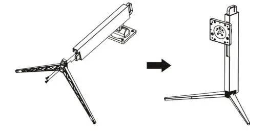 electriQ EIQ-32M4K144FS 32-Inch LED Monitor - Take out stem and base