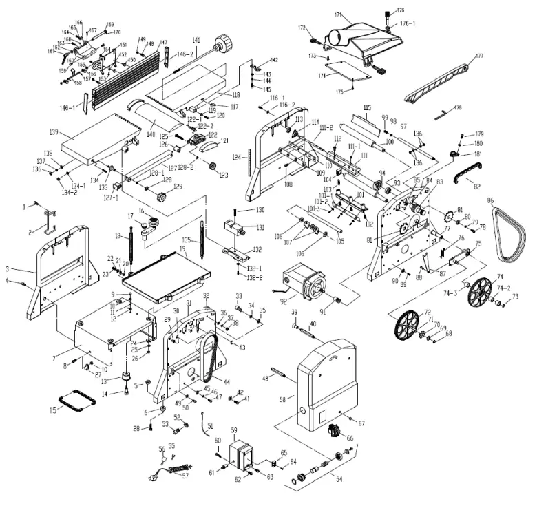 ZIPPER ZI HB254 Combined Planer and Thicknesser-fig11