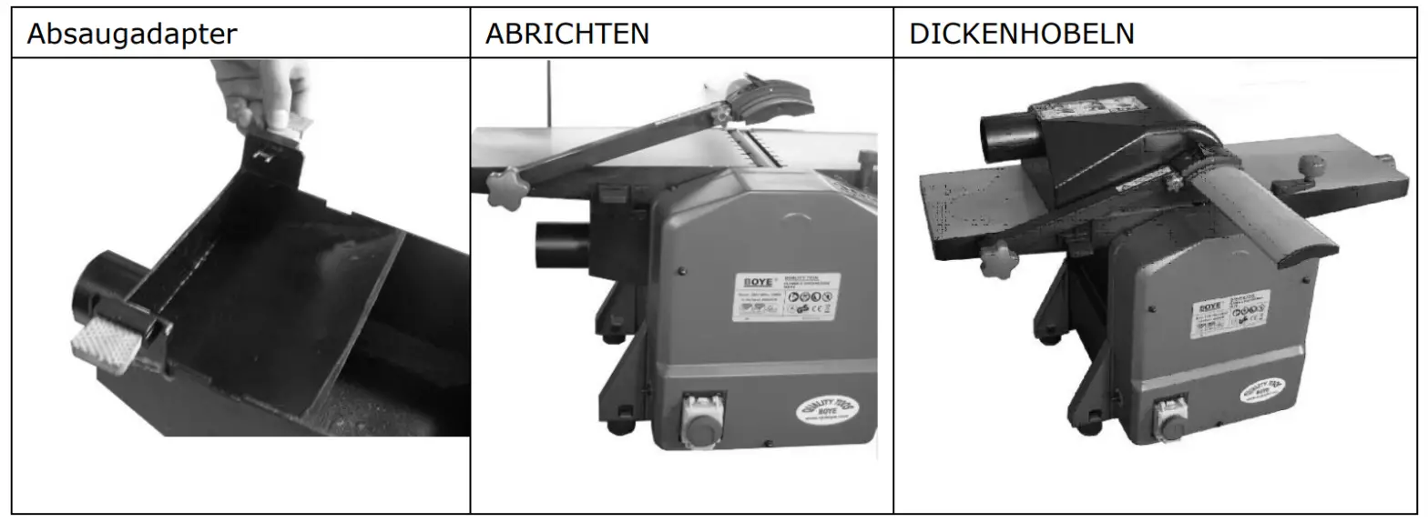 ZIPPER ZI HB254 Combined Planer and Thicknesser-fig4