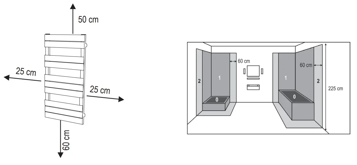 SOMOGYI FKTW 502 Electric Towel Warmer 500 W - FIG 2