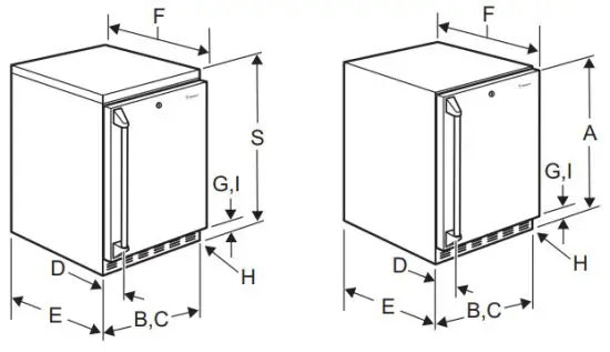 MONOGRAM ZDOD240 Outdoor Indoor Refrigerator - SPACE