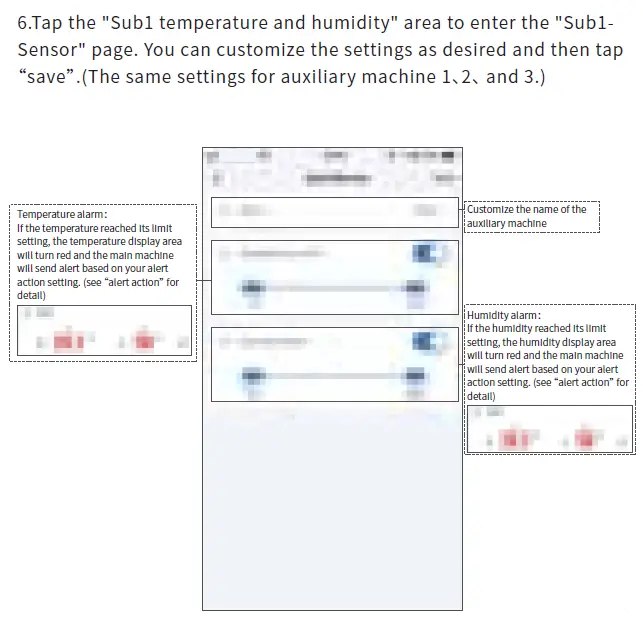 Shenzhen Juku Intelligent Technology SWS-V000 Smart Weather Station with Clock User Guide - App Control panel introduction