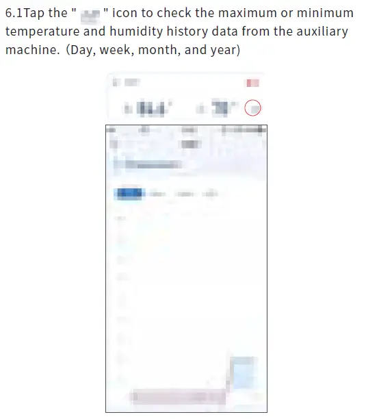 Shenzhen Juku Intelligent Technology SWS-V000 Smart Weather Station with Clock User Guide - App Control panel introduction