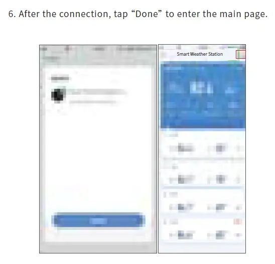 Shenzhen Juku Intelligent Technology SWS-V000 Smart Weather Station with Clock User Guide - App Operation