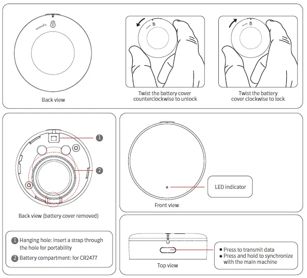 Shenzhen Juku Intelligent Technology SWS-V000 Smart Weather Station with Clock User Guide - Auxiliary machine features