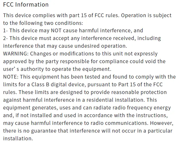 Shenzhen Juku Intelligent Technology SWS-V000 Smart Weather Station with Clock User Guide - Certification