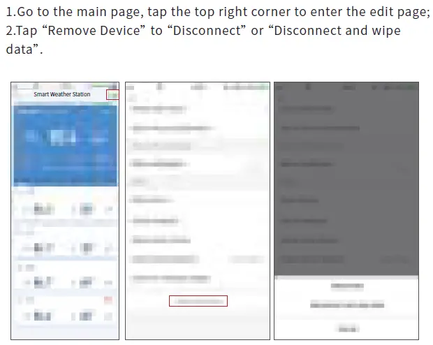 Shenzhen Juku Intelligent Technology SWS-V000 Smart Weather Station with Clock User Guide - Remove device