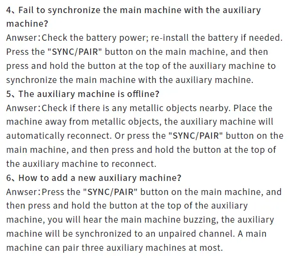 Shenzhen Juku Intelligent Technology SWS-V000 Smart Weather Station with Clock User Guide - Troubleshooting