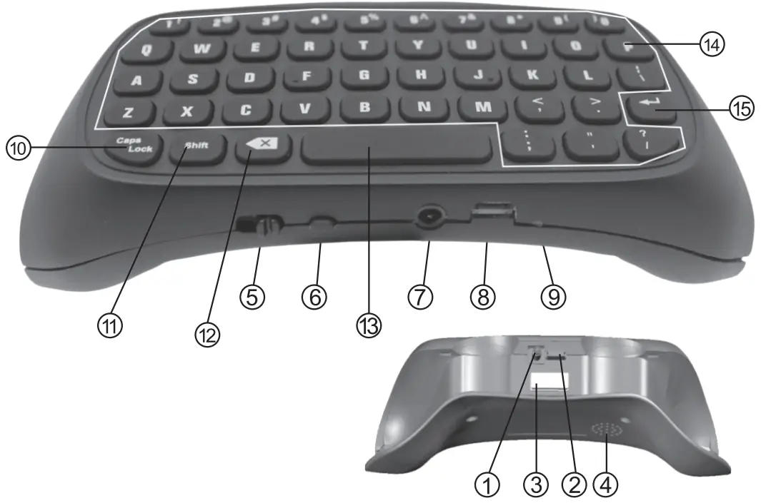 Shenzhen Yuyuanxin Electronic Technology TP4 022 Wireless Keyboard - fig1