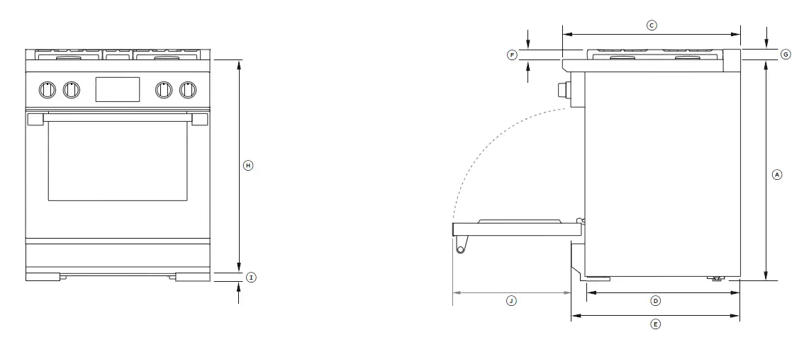 FISHER -PAYKEL -RDV3-304 -30-Inch- Freestanding -Professional- Dual -Fuel- Smart -Range -2