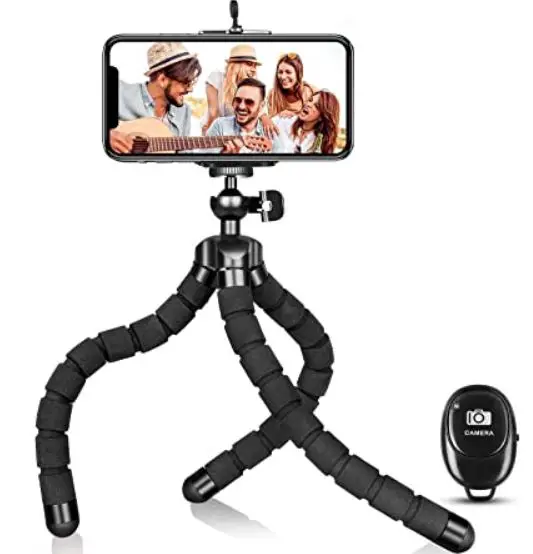 THE SOURCE-8092932-Flexible-Smartphone-Tripod-with-Remote-