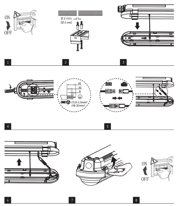 EMOS ZT1520 LED Dustproof Luminaire