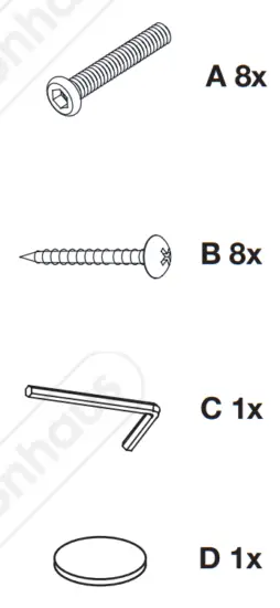 VonHaus 3000382 Milton Tray Coffee Table - fig 1