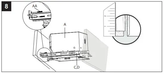 HOMEWERKS 7130 13 BT Bath Fan with Bluetooth Speaker Led Light and Night Light - bottom