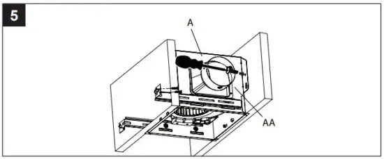 HOMEWERKS 7130 13 BT Bath Fan with Bluetooth Speaker Led Light and Night Light - suspension bracket
