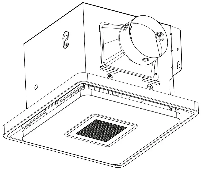 HOMEWERKS 7130-13-BT Bath Fan with Bluetooth Speaker Led Light and Night Light