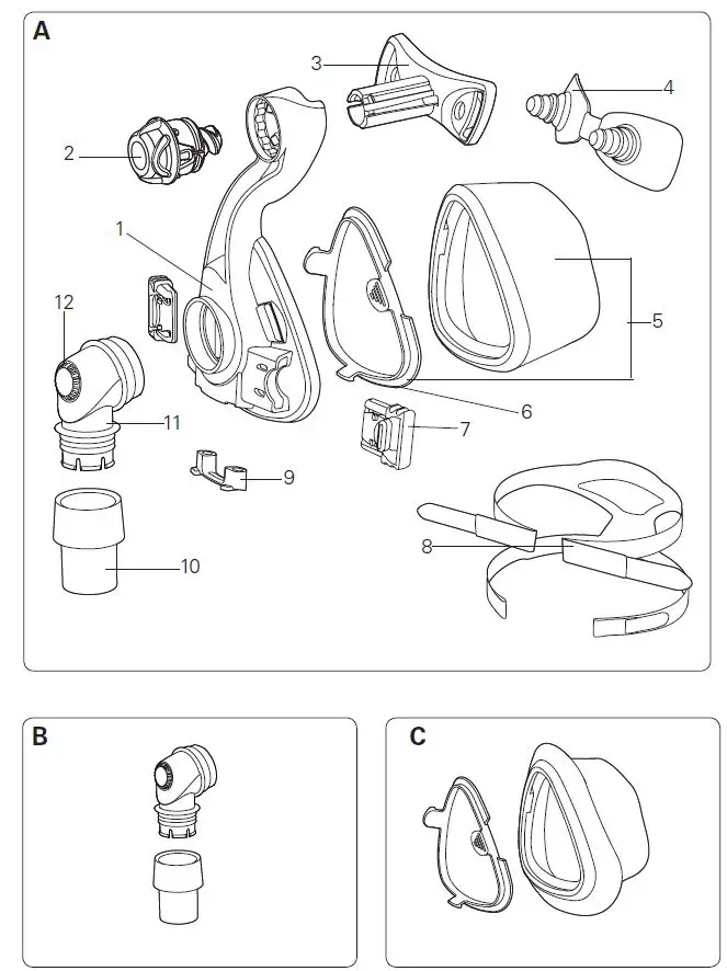 RESMED RM-61600 Mirage SoftGel Nasal Mask-FIG3C