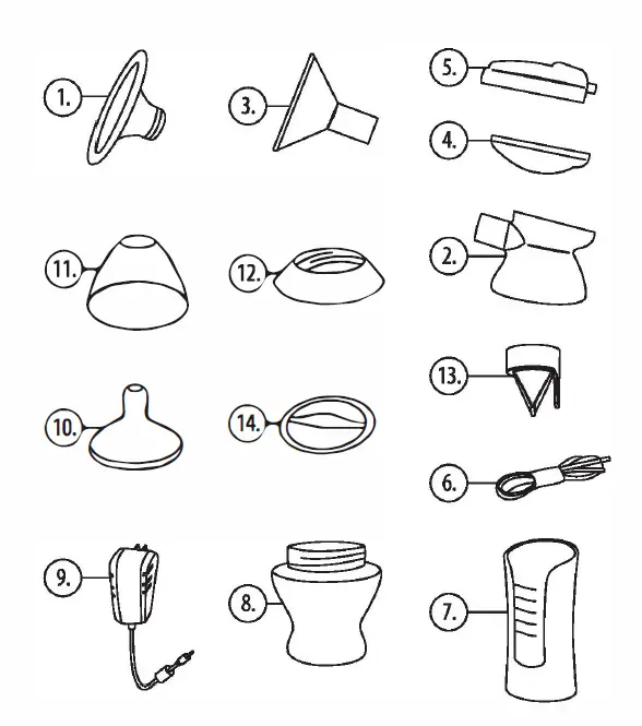 babyono 300 3-In-1 Electric Breast Pump fig 1