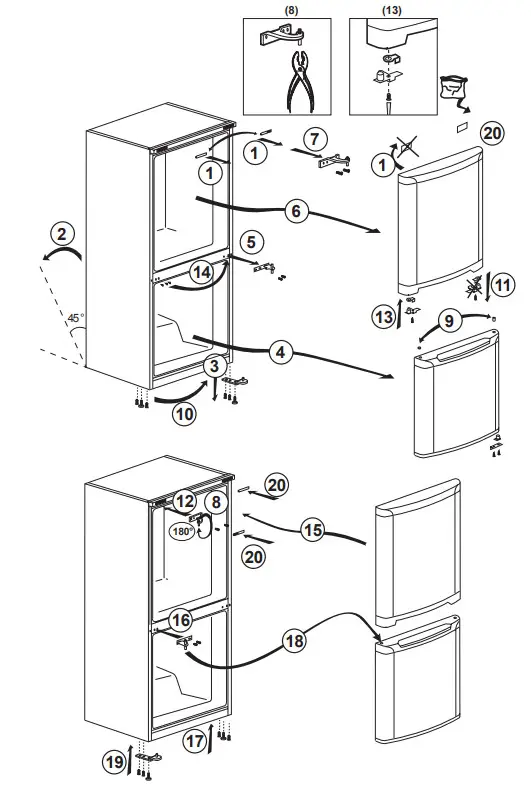 Blomberg BRFB1322SSL 11.4 cu ft Bottom Stainless Steel Refrigerator - figure 6