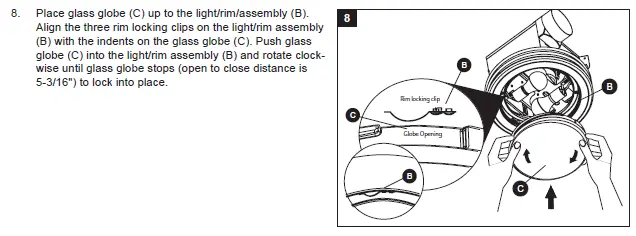 AKICON BPT14-80CL Bathroom Ventilation Fan with Light-fig 18