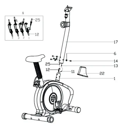 FRONTIER FMC110 Exercise Bike - Assembly 4